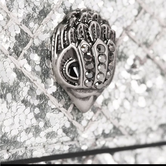 Kurt Geiger Silver Mini Bag with Chain - Picture 3 of 6